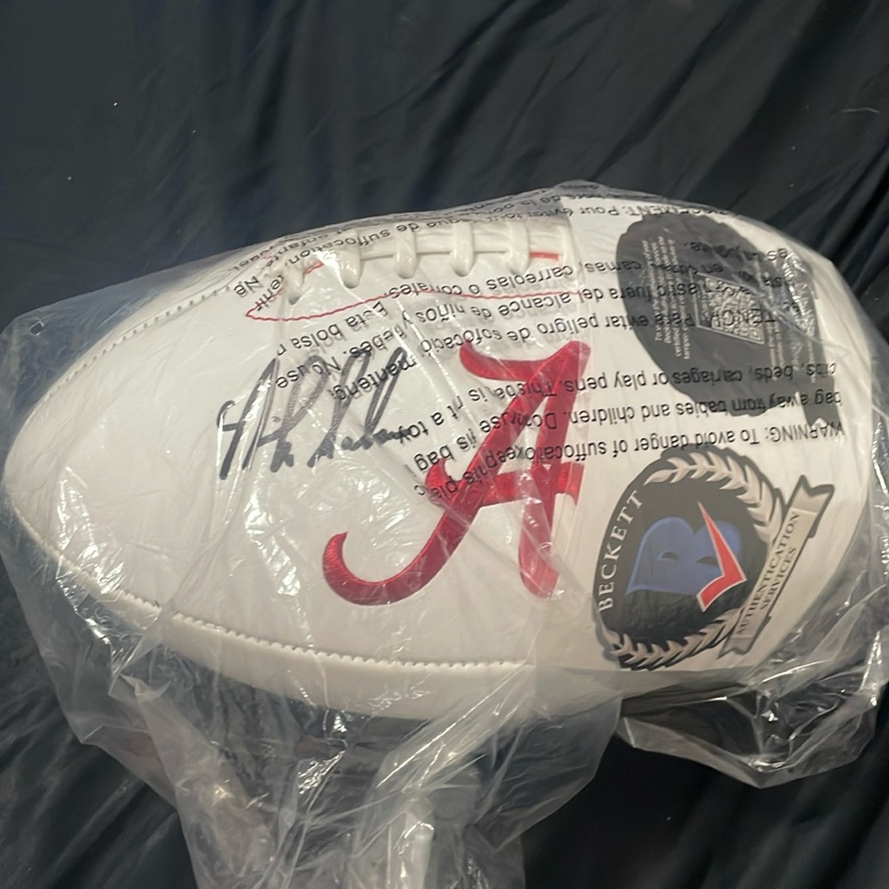 Nick Saban signed Alabama football